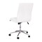 Flash Furniture White Mid-Back Armless LeatherSoft Office Chair GO-21111-WH-GG - alternate 3